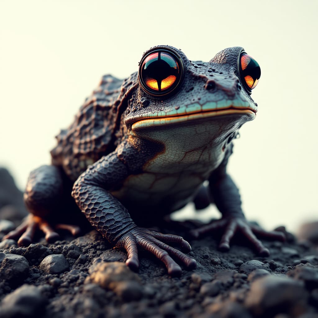 AI generated: NFT monad testnet frog