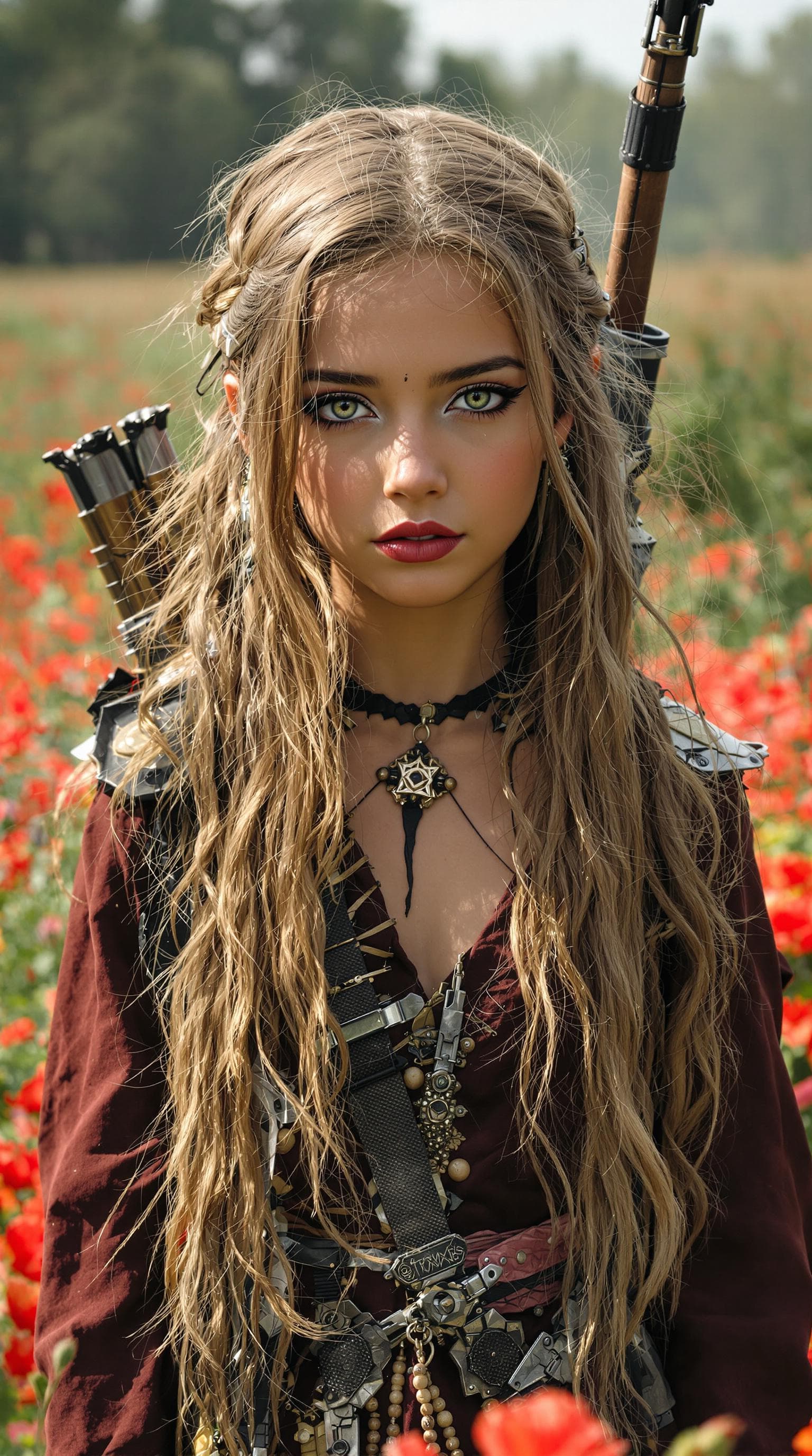 AI generated: a professional photo of a exceptionally beautiful girl in the world, (age 10), (ten year old) of the...