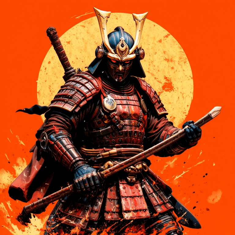 AI generated: samari of the rising sun