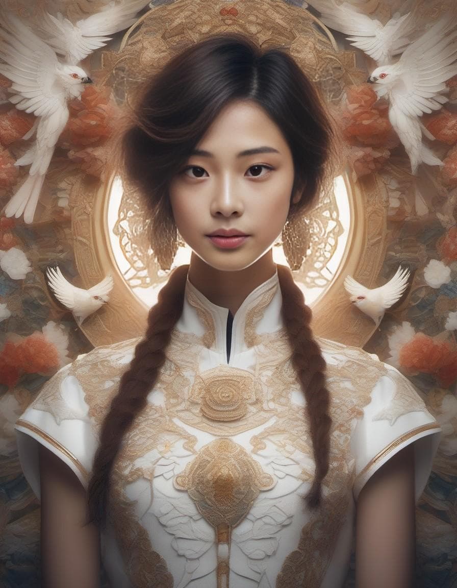 AI generated: highly detailed and intricate, hypermaximalist, ornate, luxury, cinematic, cgsociety, James jean, Br...