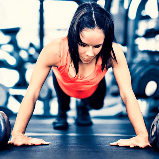 AI generated: girl,gym