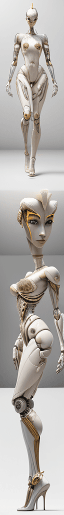 AI generated: the full whole body from head to toes portrait, complex 3d render ultra detailed (full body) of a be...