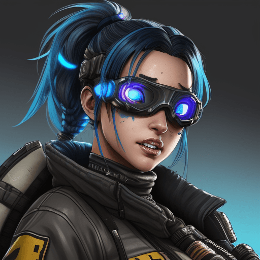 AI generated: Rampart female character from Apex legends,(ultra-detailed:1.6), extremely detailed face, masterpiec...