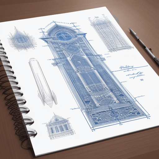 AI generated: detailed with notes, ink sketch of İstanbul slick design clean lines blueprint perfect awesome