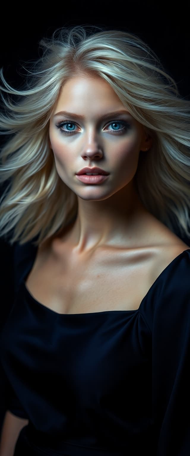 AI generated: "Image is a high resolution full-hight vertical portrait photograph. Dramatic cinematic style, super...
