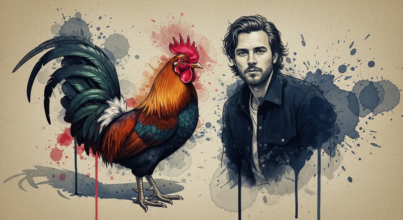 AI generated: STYLE: "A fusion of whiskey-splatter watercolor + James Jean's surrealism + Ash Thorp's atmospheric ...