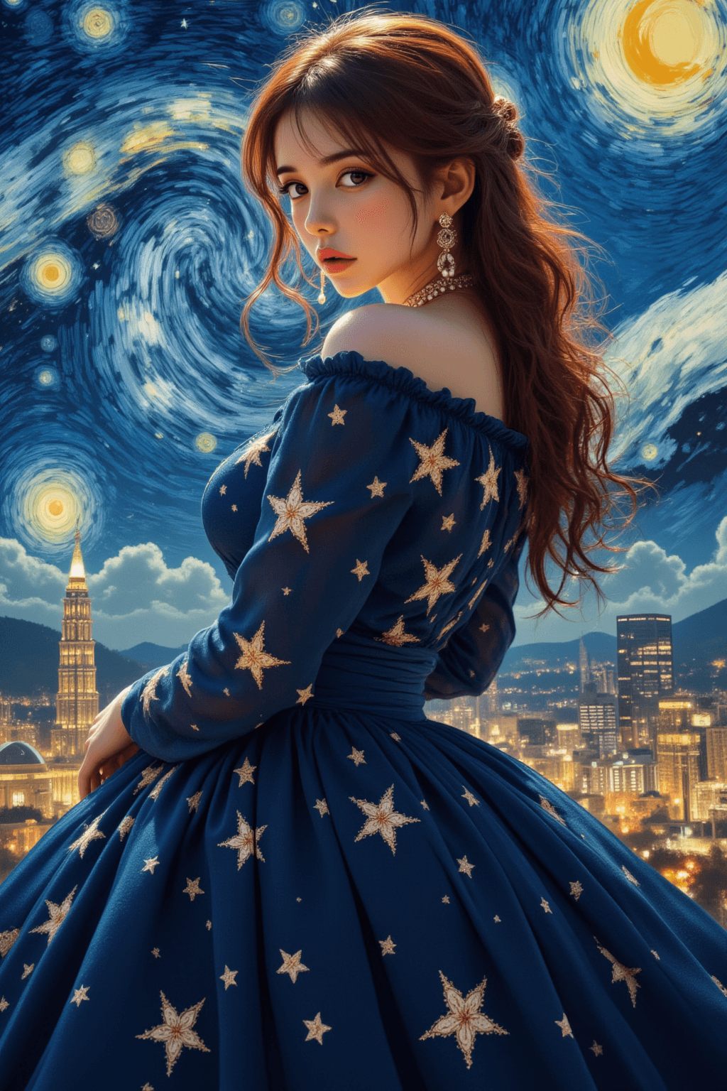 AI generated: a highly detailed, painterly digital illustration in the impressionist style, reminiscent of Vincent...