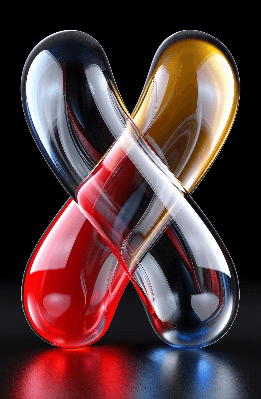 AI generated: 3 D render newly discovered lifeform freeform fractal droplets ferrofluids, concentric beautiful dar...