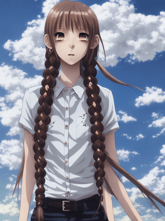 AI generated: (perfect anime illustration:1.3),best quality,64k,aesthetic,beautiful scenery,beautiful cloudy sky,2...