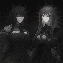 AI generated: Three Large ravens sitting in tree, gothic steampunk style , fierce , Red eyes, lots of detail. A da...