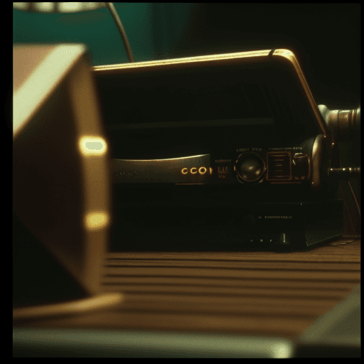 AI generated: Tarnished from Eldin ring as a still from an 80s movie ,cinematic ,Film ,vhs ,low quality camera ,re...