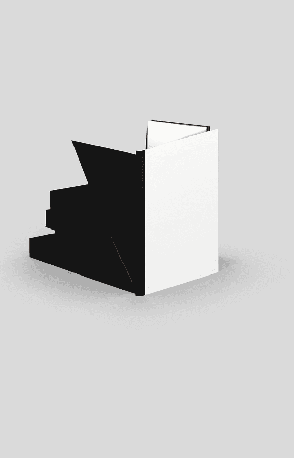 AI generated: book  cover design, White squre line design, plain, black, 2k, 4k, 8k