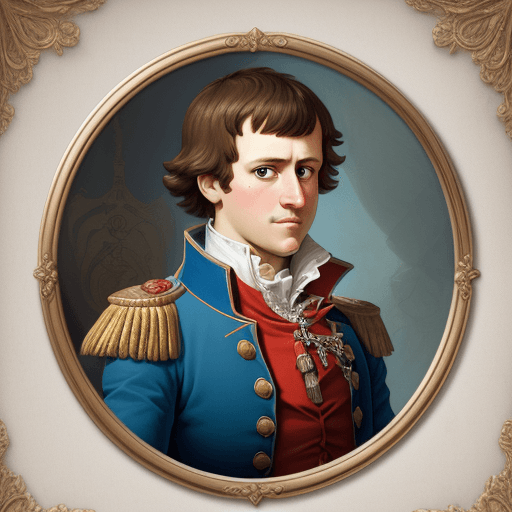 AI generated: Napoleon Banoparte, France 17 century, high quality, high details, pixar poster style, pixar cartoon...