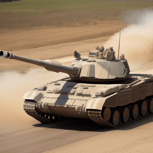 AI generated: M1 Abrams tank
