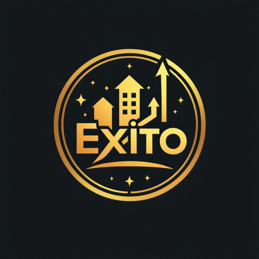 AI generated: Create an impactful, modern, and sleek logo for a podcast project called 'Proyecto Éxito', which foc...