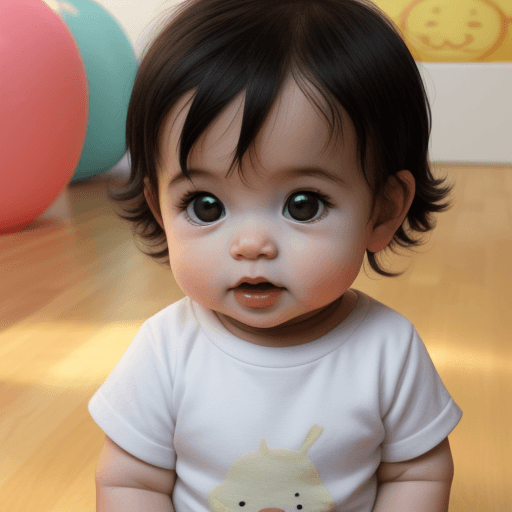 AI generated: toddler