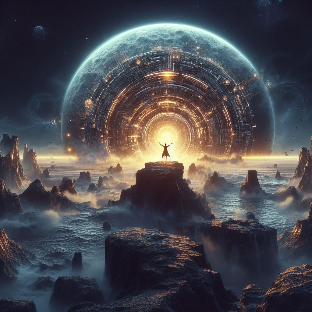 AI generated: a beautiful science fiction picture,photorealistic,mystical,breathtaking,greg rutkowski,epic,Jean an...