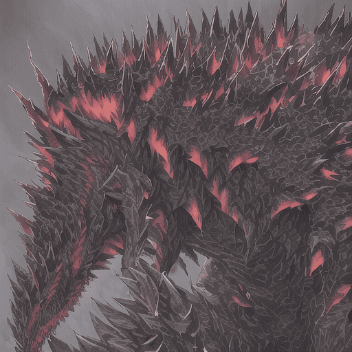 AI generated: Imagine a creature of pure hunger. It is a massive, black maw with rows of sharp teeth. Its body is ...