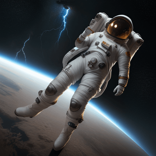 AI generated: space suit with boots, futuristic, character design, cinematic lightning, epic fantasy, hyper realis...