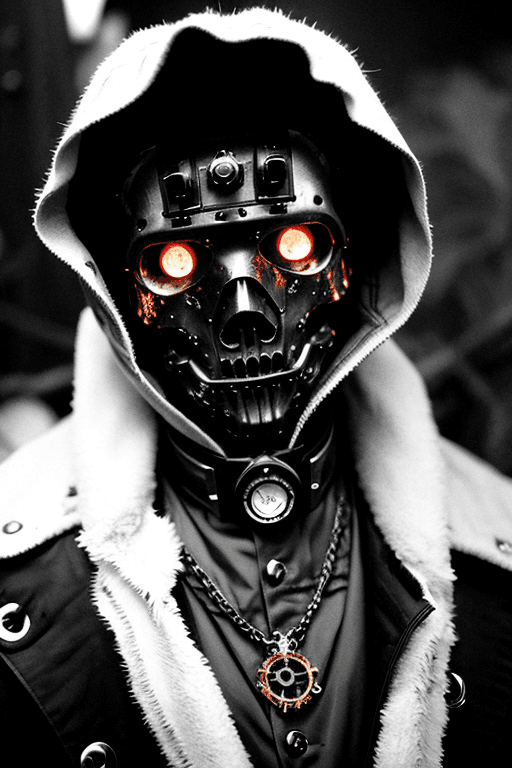 AI generated: skin from chaos, dark atmosphere, dust explosion inside, suffering, 18mm lens F1.8{full portrait:1}{...