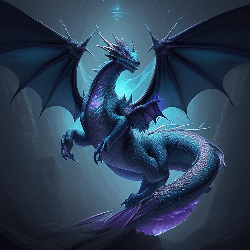 AI generated: A fantastical, otherworldly dragon that defies conventional depictions. Craft an image featuring a d...