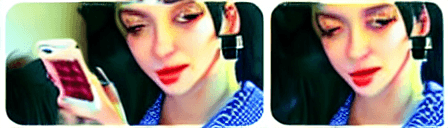 AI generated: 1boy, 1girl, black_hair, blue_eyes, blush, bottomless, bouncing_breasts, breasts, clothed_sex, cross...