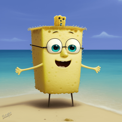 AI generated: bob esponja