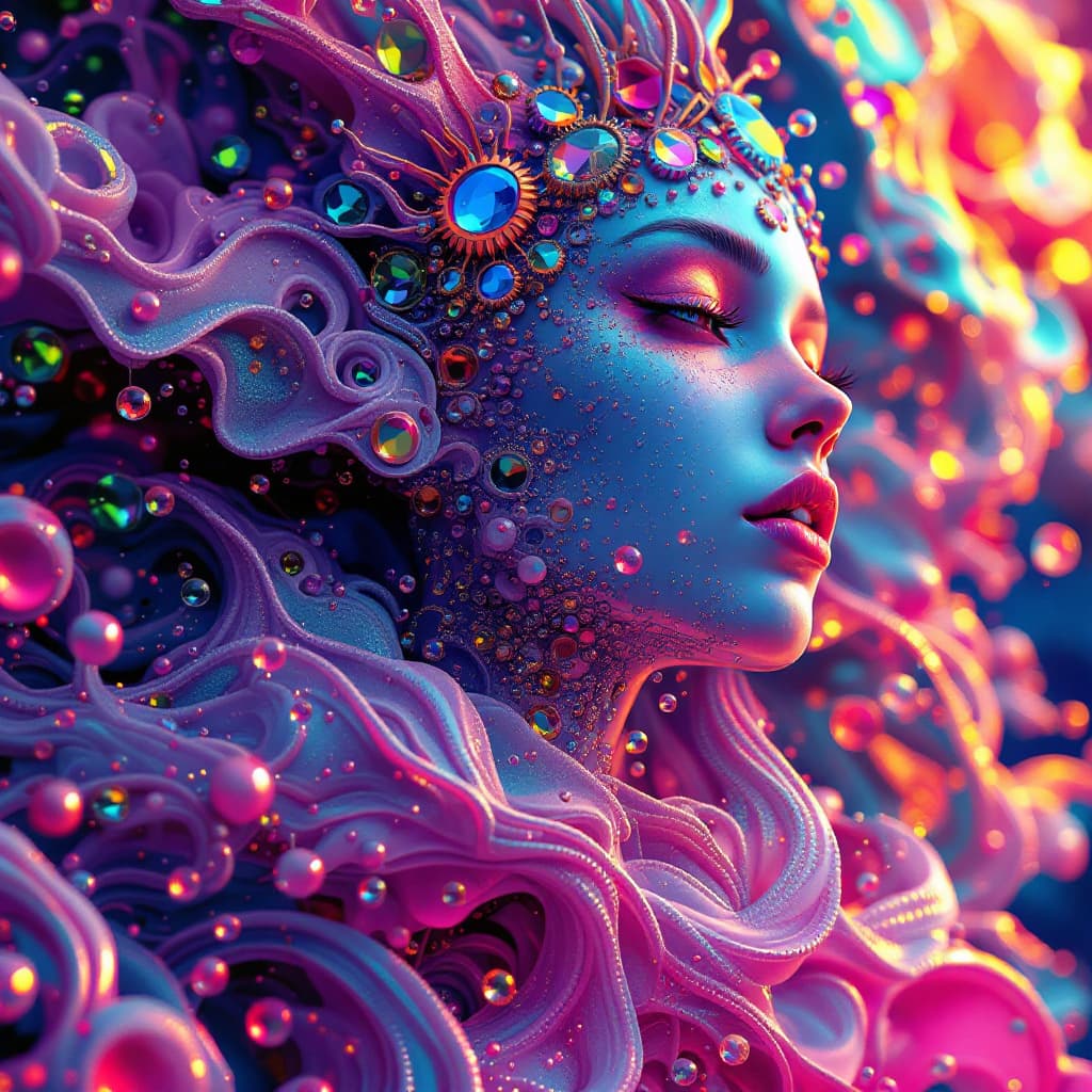 AI generated: android android games for ios or android, in the style of tristan eaton, cyberpunk dystopia, meticul...