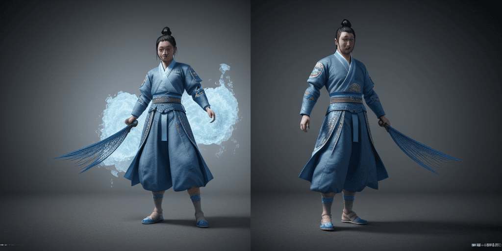 AI generated: donghua character, with a lot of detail, high quality image, hyper realism, extreme detail, long sho...