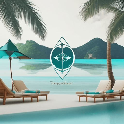 AI generated: elegant and modern logo for a travel agency called "Tropical Escape", whose profile is exotic and lu...