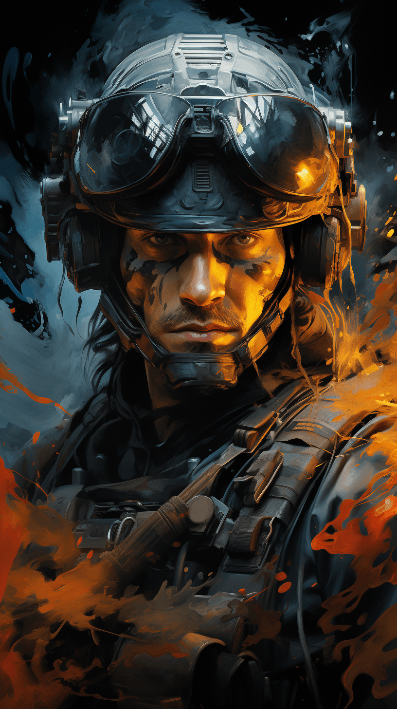 AI generated: call of duty modern warfare qod, in the style of precisionist style, subdued palettes, lifelike figu...