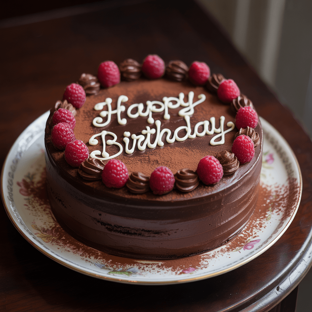 AI generated: chocolat cake