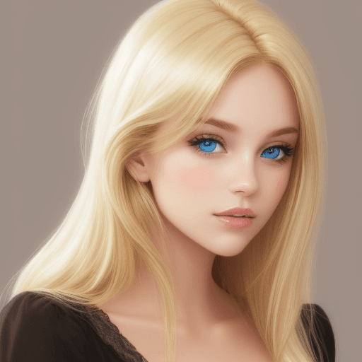 AI generated: beautiful blonde 