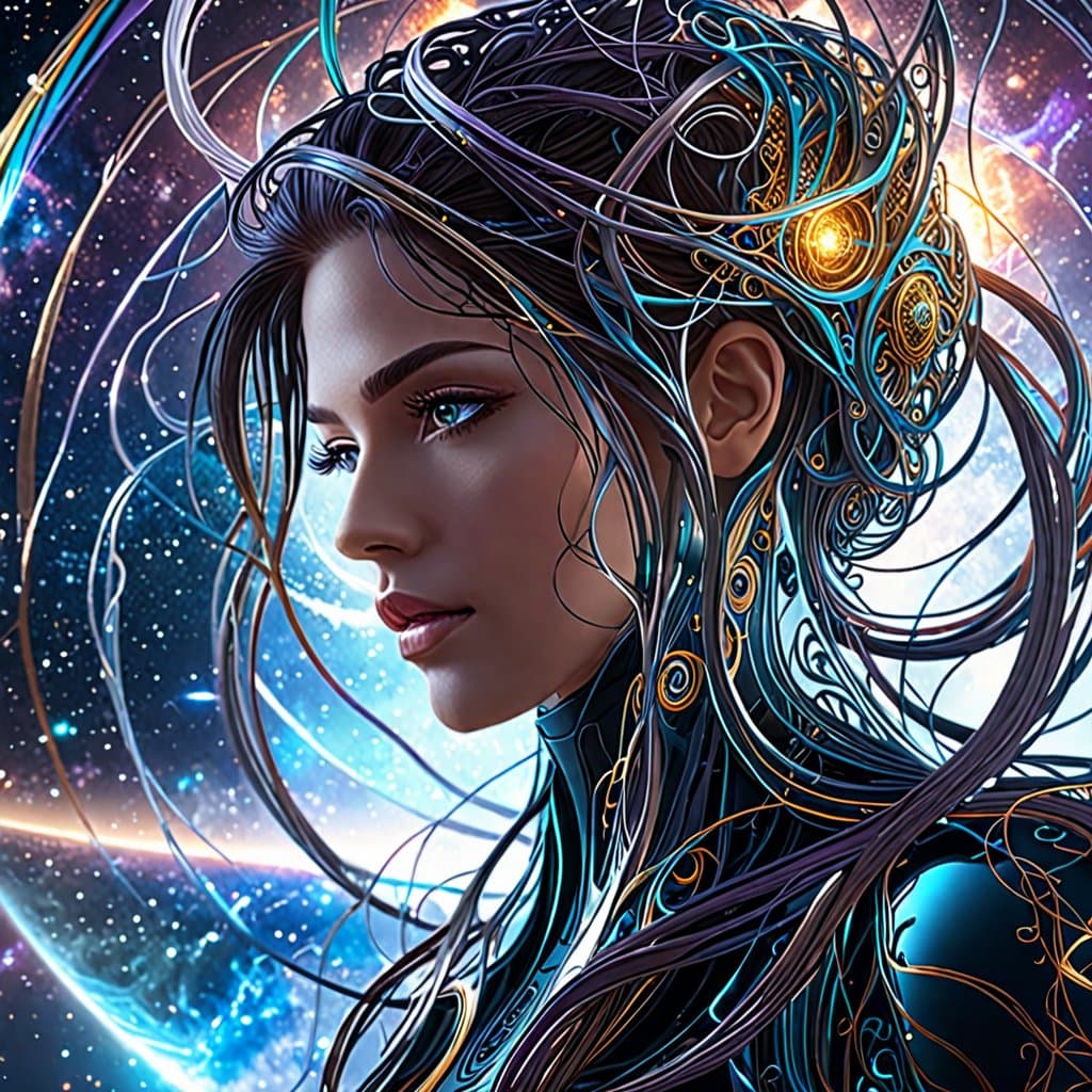AI generated: Powerful extensions of the mind, tendrils reaching out into infinity, mindless powers that be held a...
