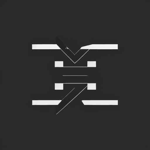 AI generated: a black logo minimalist with letter D for a clothes brand
