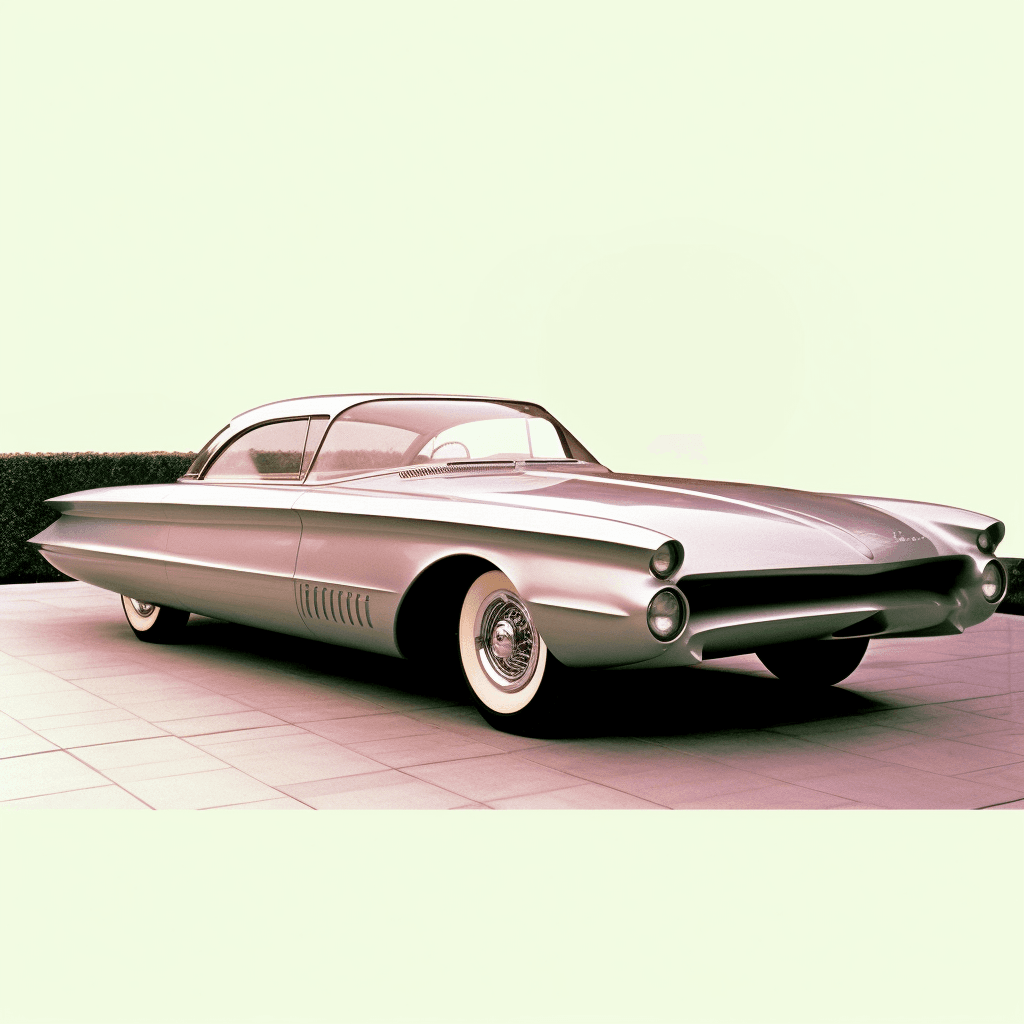 AI generated: concept car 1960