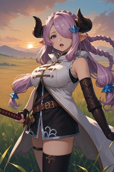 Narmaya/ナルメア (Granblue Fantasy) SDXL LoRA | 7 Outfits [Pony Diffusion]