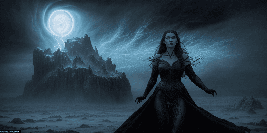 AI generated: (epic dark fantasy oil painting:1.3) , in the intense hyper-realistic style of classic dark fantasy ...