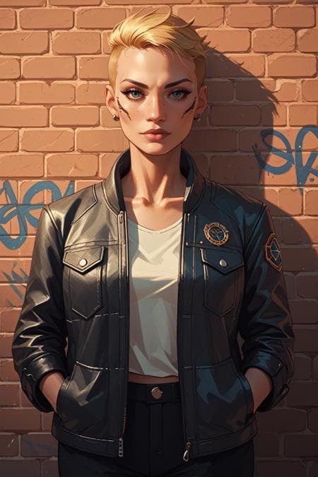 Sandra Dorsett from Cyberpunk 2077 [Pony]
