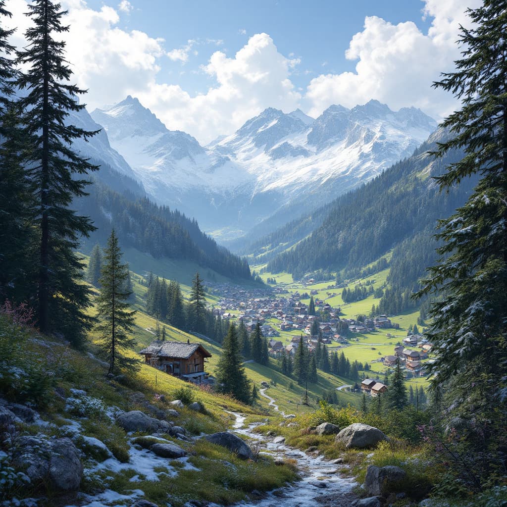 AI generated: generier mir die ebneralm, und baue den admonter reichenstein in, nimm google bilder als vorlage
 

