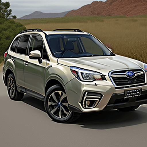 AI generated: Subaru suv without Subaru Forester