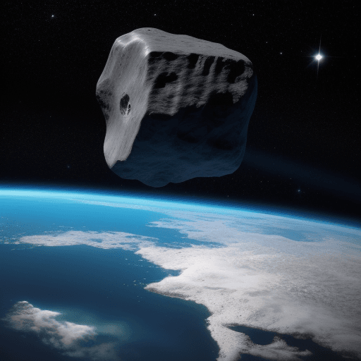 AI generated: asteroid fantasy