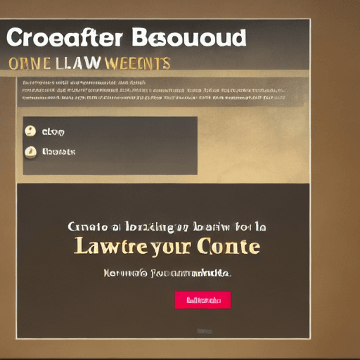 AI generated: create a background image for a law company website prompts