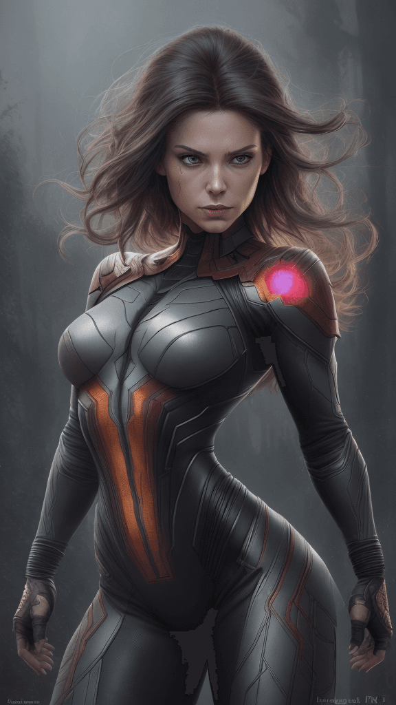AI generated: (16k, best quality, master:1.2) HDR, Marvel Entertainment Art by, Rogue (AKA Anna Marie LeBeau), per...