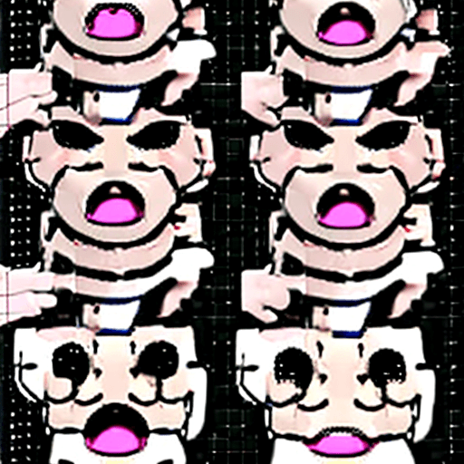 AI generated: girl, ahegao, sperm in face, cum in face, white panties