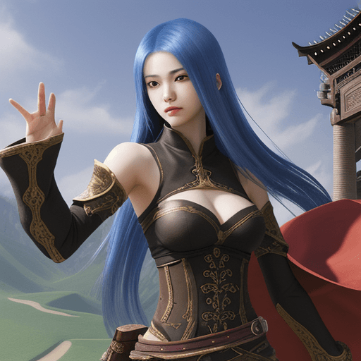 AI generated: silkroad online alternative wallpaper