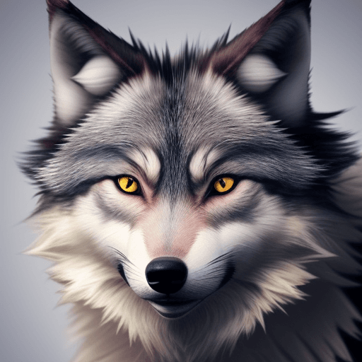 AI generated: wolf cat