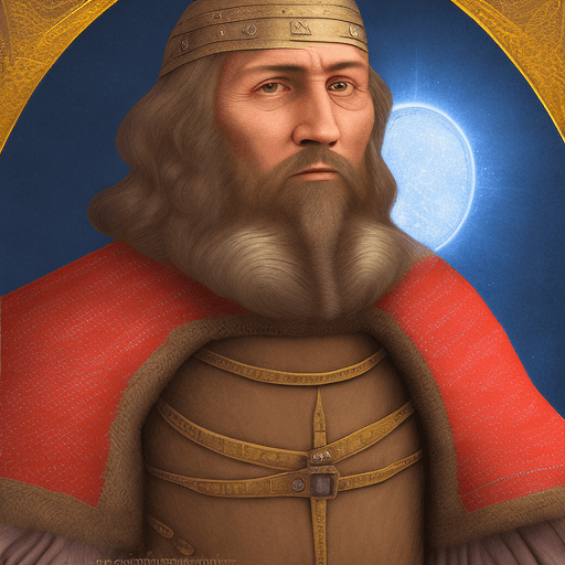 AI generated: Ultra high resolution photography of a medieval man named Arcturus