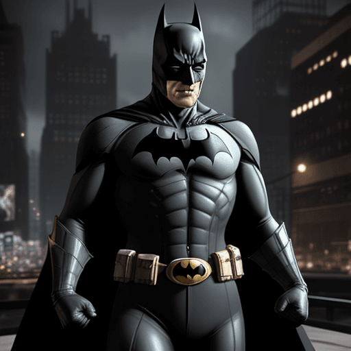 AI generated:  Batman in the 1920s, art deco, hyper-realistic, unreal engine

