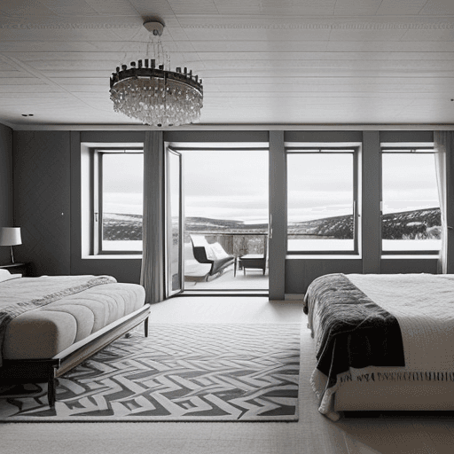 AI generated: The master bedroom in this 4-bedroom flat is a luxurious retreat, designed with a keen eye for detai...